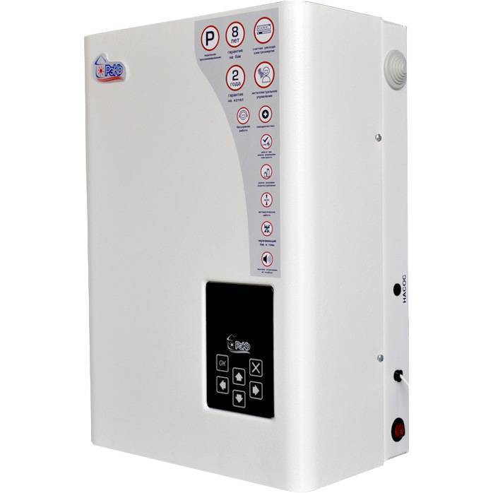Настенный электрический котел РЭКО 8П 8 кВт 220/ 380В, одноконтурный