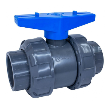 Кран шаровый d50 (уплотнение TPV, остальное EPDM) с муфтовым окончанием AQUAVIVA, Россия, Арт.№ AQV