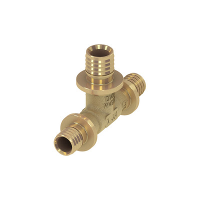 Тройник 90* редукционный 20 х 16 х 16, латунь