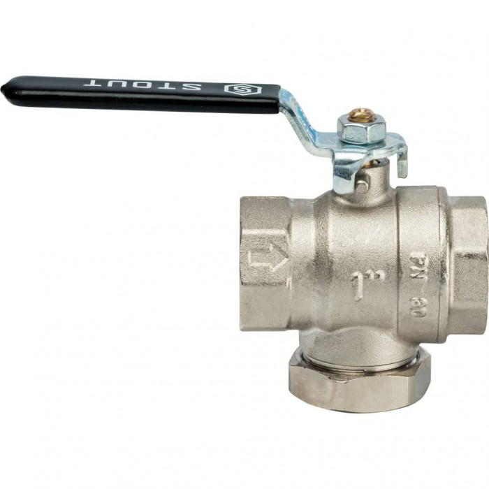 STOUT Кран шаровой с фильтром ВР 1