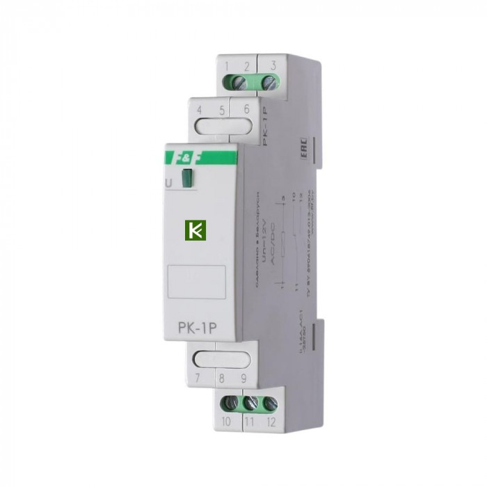 Реле промежуточное PK-1P (реле для H-1000+PRO, H-2000+PRO, C2000+ ). 16 ампер, 1 контакт