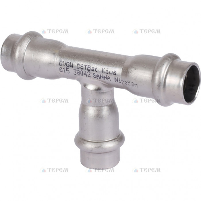 Sanha 9130 пресс-фит. нерж.сталь, тройник ВПр, 15