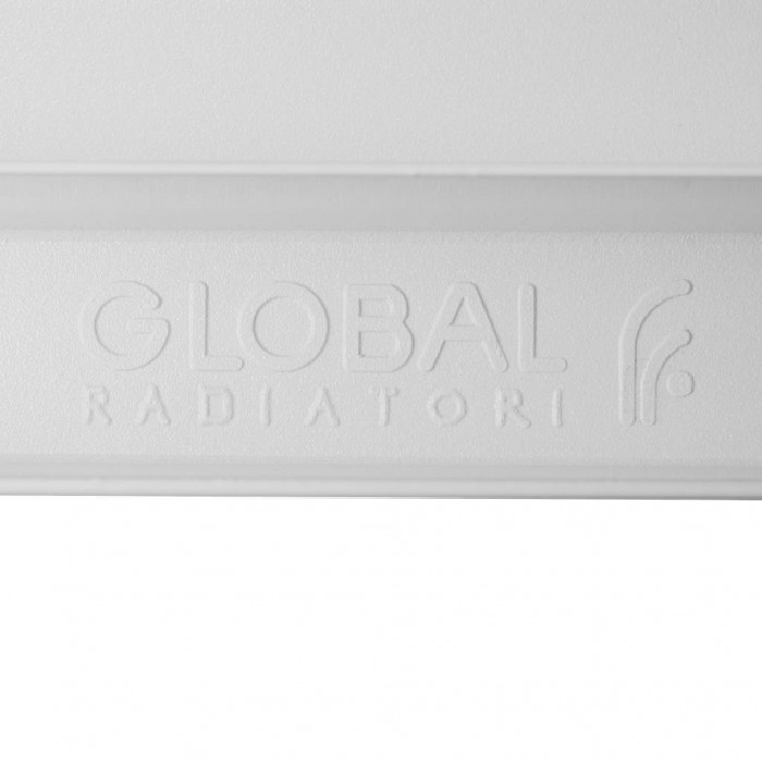 Алюминиевый радиатор Global VOX- R 500, 14 секций, боковое подключение, белый
