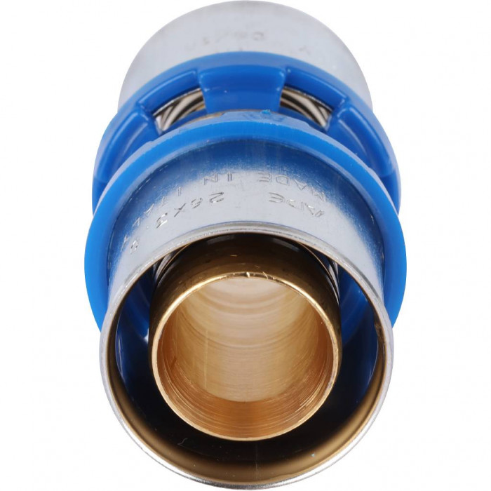 APE Муфта соединительная равнопроходная 26х26 для металлопластиковых труб прессовой