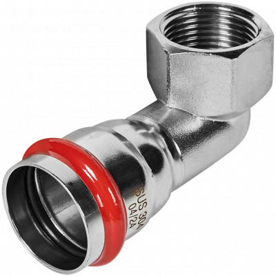 ROMMER RSS-0009-000351 ROMMER Угольник-переходник-ВР, 35х1, из нержавеющей стали прессовой