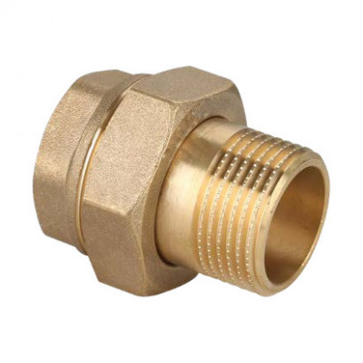Разъёмное соединение резьбовое латунное Smart Install В/Н 1/2&quot; прямое