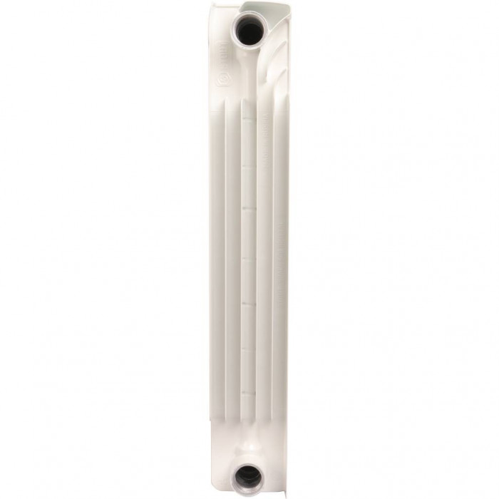 Биметаллический радиатор STOUT Space 500, 7 секций, боковое подключение, белый