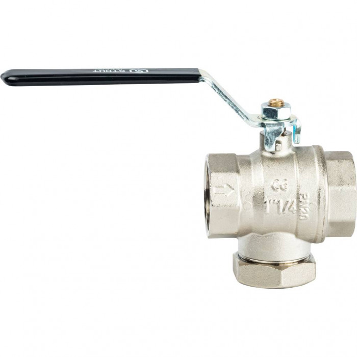 STOUT Кран шаровой с фильтром ВР 1 1/4