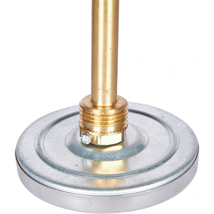 RIM-0001-801015 Термометр ROMMER биметаллический с погружной гильзой. Корпус Dn 80 мм, гильза 100 мм 1/2 , 0...120°С