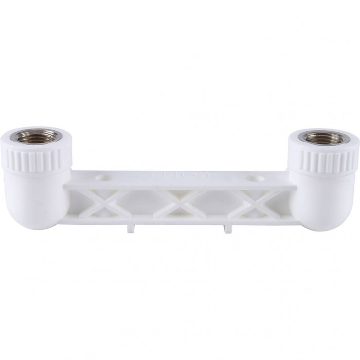 Kalde 25х1/2 Настенный комплект для смесителя для полипропиленовых труб под сварку (цвет белый)