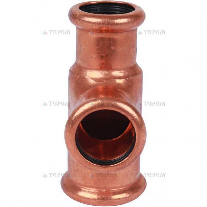 Sanha 6130, тройник ВПр, 28x22x22, для медных труб прессовой