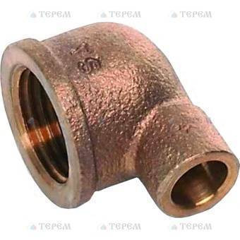 Sanha 4090g угловой переход ВП-ВР, бронза 18x1/2, для медных труб под пайку