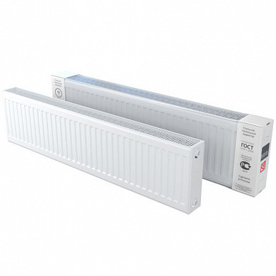 Стальной панельный радиатор STI Compact 22-300-1800, боковое подключение