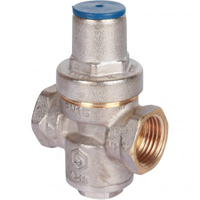 STOUT Редуктор давления PN16 вн/вн 1/2&quot; без подкл. манометра