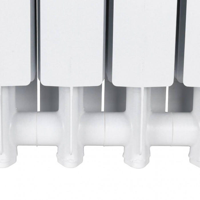 Алюминиевый радиатор Global VOX- R 500, 14 секций, нижнее правое подключение, белый