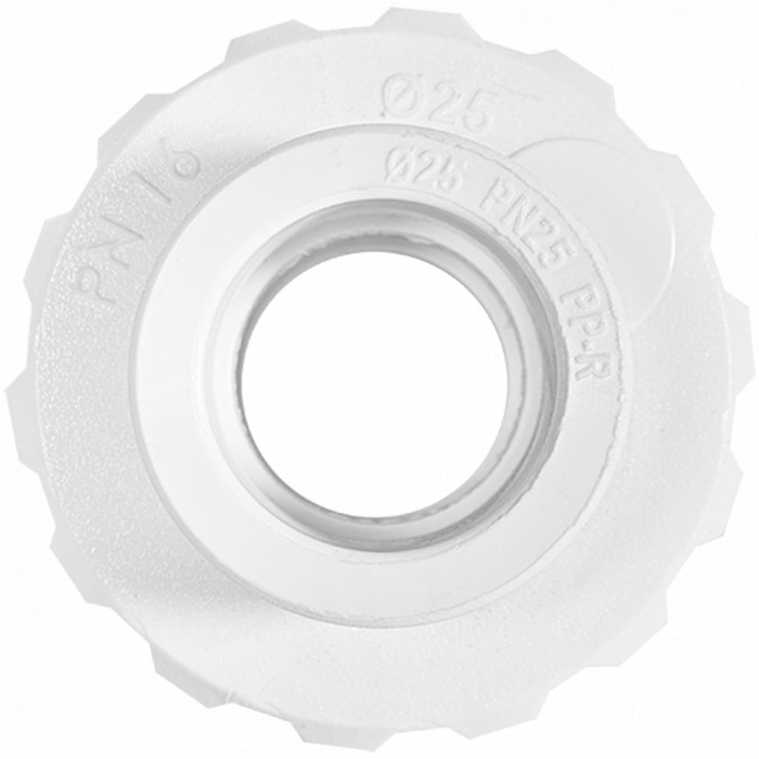 Pro Aqua PA19010 Pro Aqua d= 25 PP-R Муфта разъемная пластиковая Белая PN 10