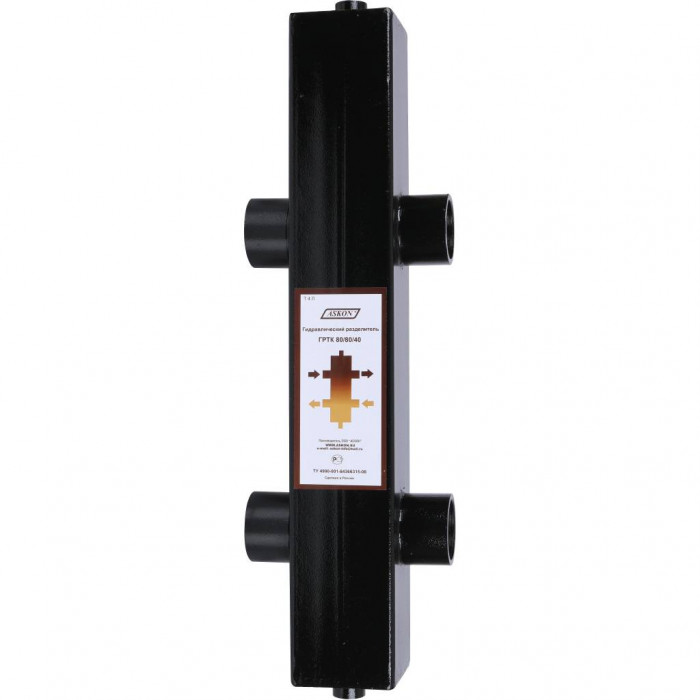 Гидравлический разделитель Askon ГРТК  80/80/40 120 кВт