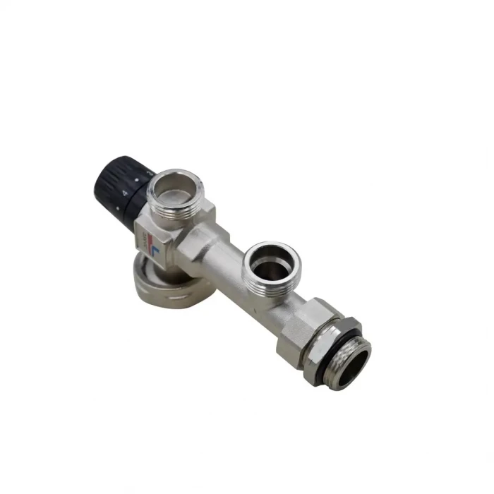 Насосно-смесительный узел ROMMER с термостатическим клапаном 20-55°C, без насоса