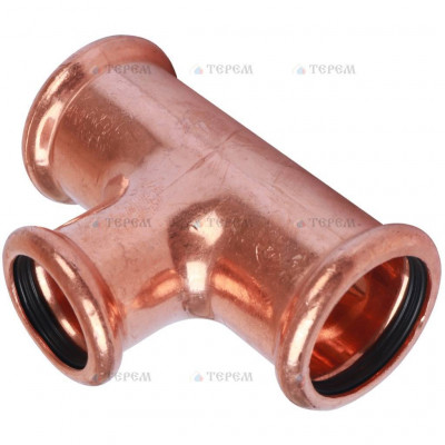 Sanha 6130, тройник ВПр, 28x22x28, для медных труб прессовой