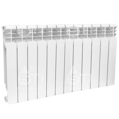 Биметаллический радиатор STI RUS (F)  500/80, 12 секций, боковое подключение