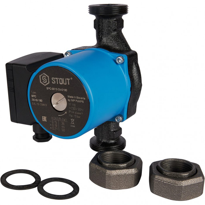 Насос циркуляционный STOUT 25/40-180 SPC-0010-2540180