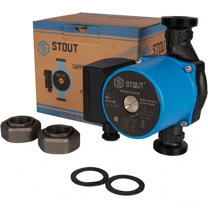 Насос циркуляционный STOUT 25/40-180 SPC-0010-2540180