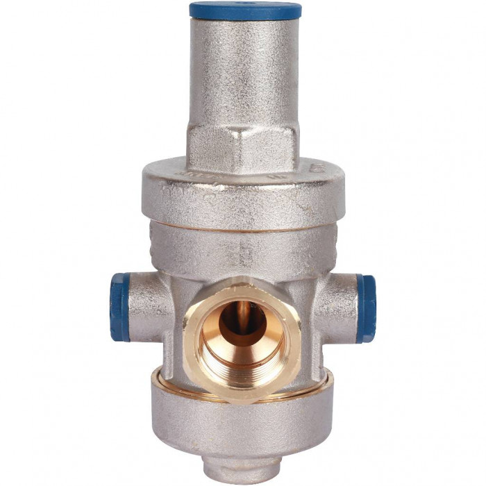 STOUT Редуктор давления PN25 вн/вн 1/2" с выходом под манометр