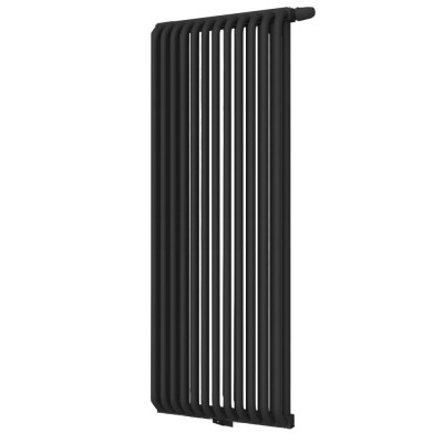 Стальной трубчатый радиатор KZTO (КЗТО) РС 2 -1750-12 3/4 RAL9005 матовый, 12 секций, боковое подключение