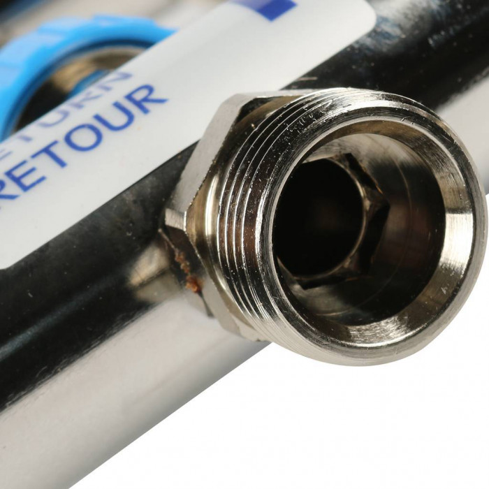 Распределительный коллектор REHAU HKV на 3 контура нержавеющая сталь (12180311001)