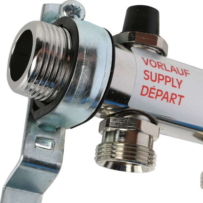 Распределительный коллектор REHAU HKV на 3 контура нержавеющая сталь (12180311001)