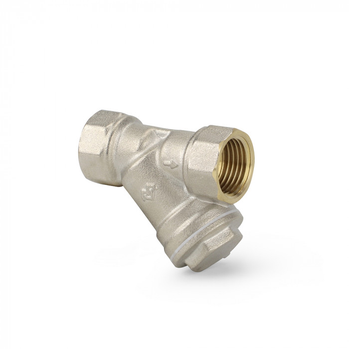 Косой фильтр механической (грубой) очистки Varmega VM04001 1/2" ВР-ВР, с ушком под пломбу