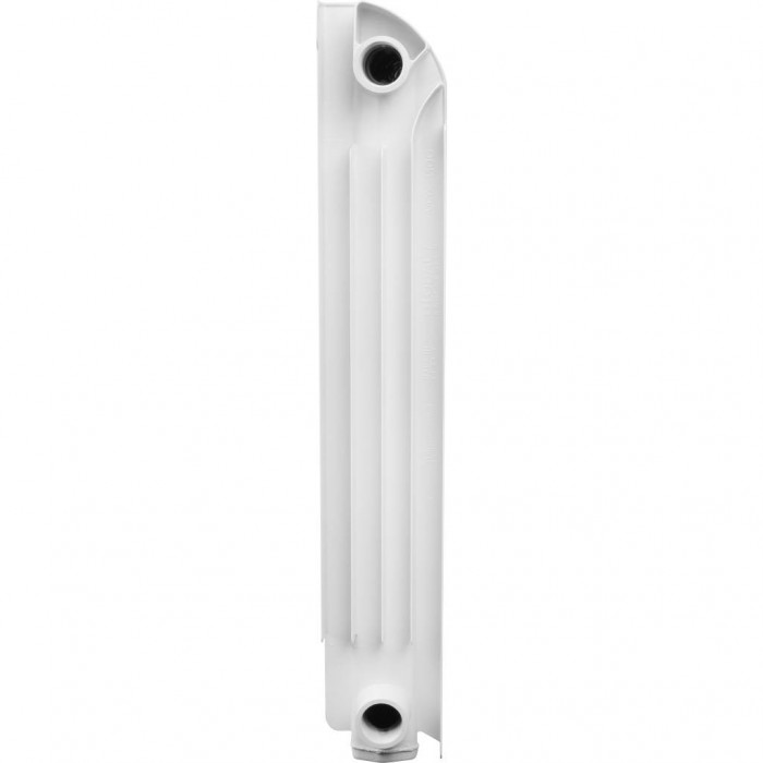 Алюминиевый радиатор Global VOX- R 500, 10 секций, боковое подключение, белый