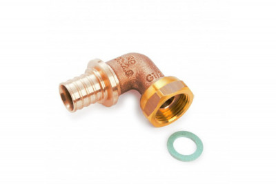 Угольник-переходник с накидной гайкой RX+ 16-G 1/2