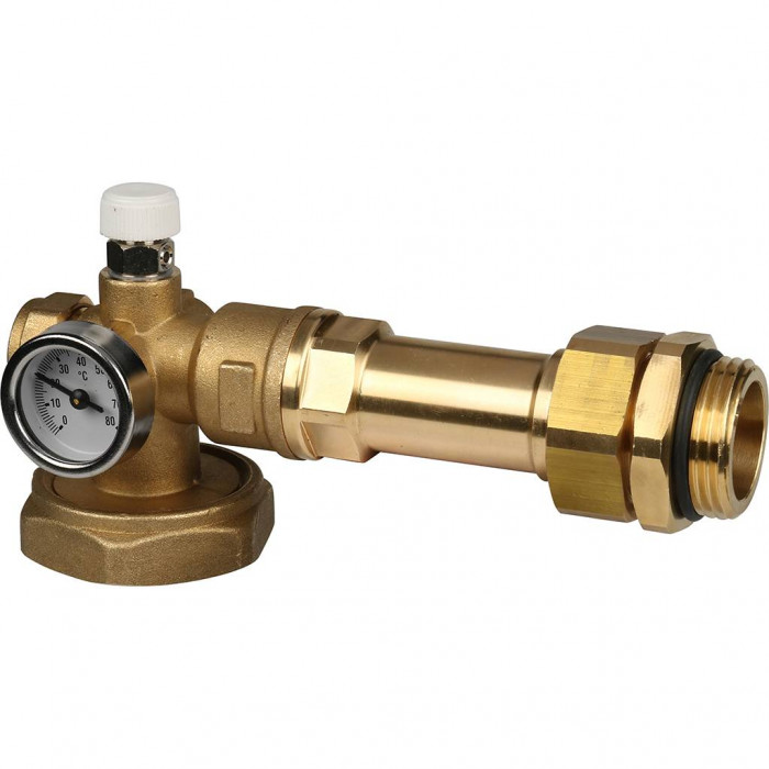 STOUT Насосно-смесительный узел с термостатическим клапаном 20-43°C, с насосом