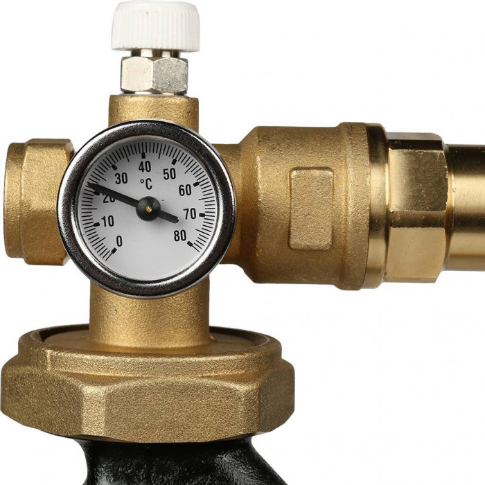 STOUT Насосно-смесительный узел с термостатическим клапаном 20-43°C, с насосом