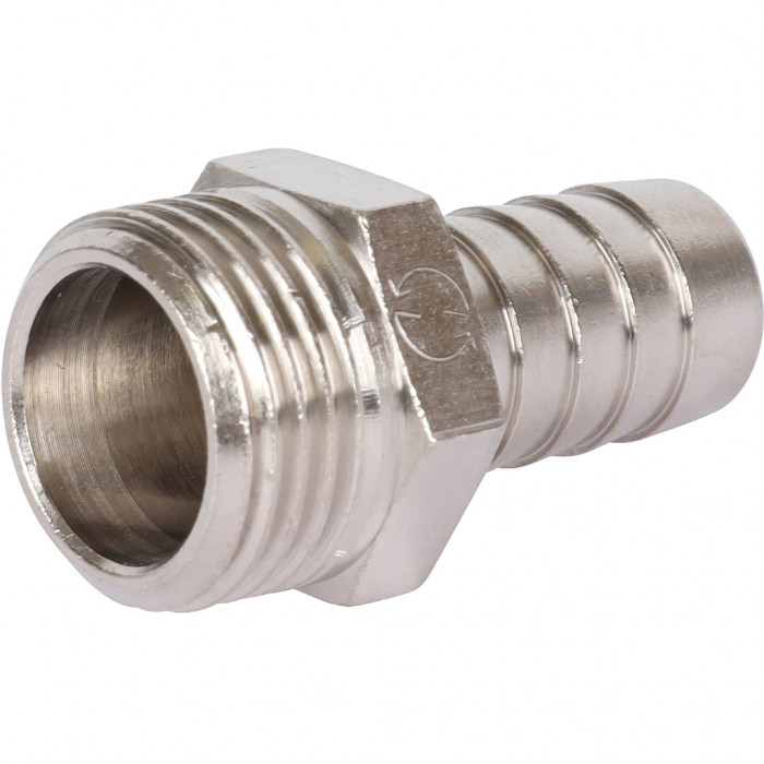 STOUT Штуцер НР никелированный 1/2"x14