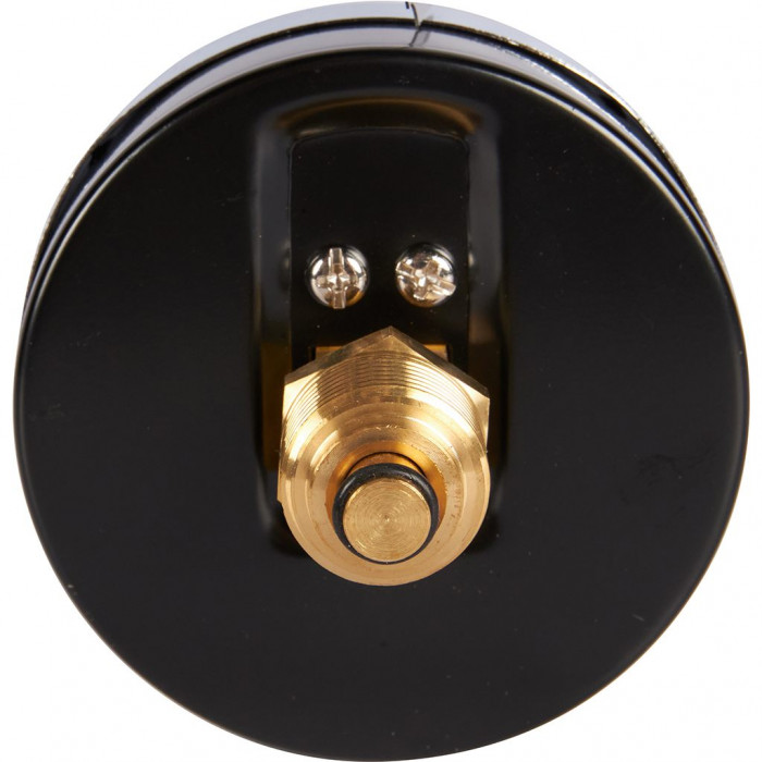 RIM-0005-800615 Термоманометр ROMMER аксиальный в комплекте с автоматическим запорным клапаном. Корпус Dn 80 мм 1/2 , 0...120°C, 0-6 бар.
