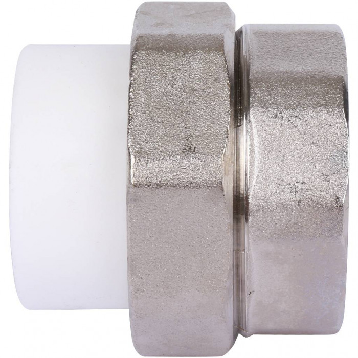 Муфта разъемная Kalde 32x1 1/4 с внутренней резьбой для полипропиленовых труб под сварку (цвет белый)