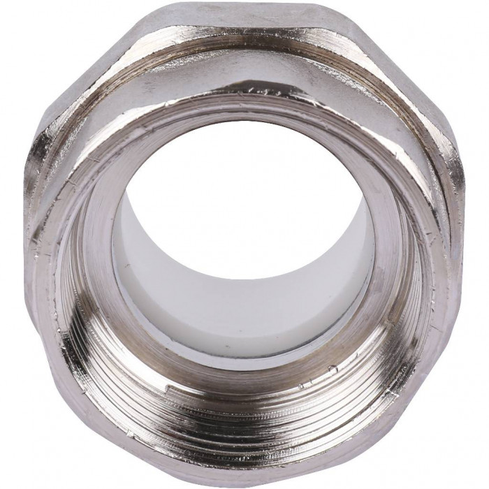 Муфта разъемная Kalde 32x1 1/4 с внутренней резьбой для полипропиленовых труб под сварку (цвет белый)