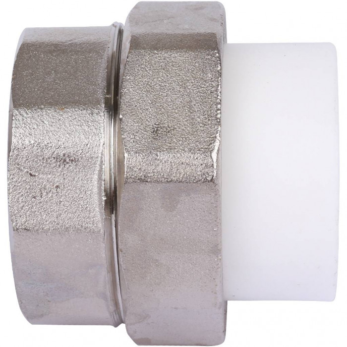 Муфта разъемная Kalde 32x1 1/4 с внутренней резьбой для полипропиленовых труб под сварку (цвет белый)