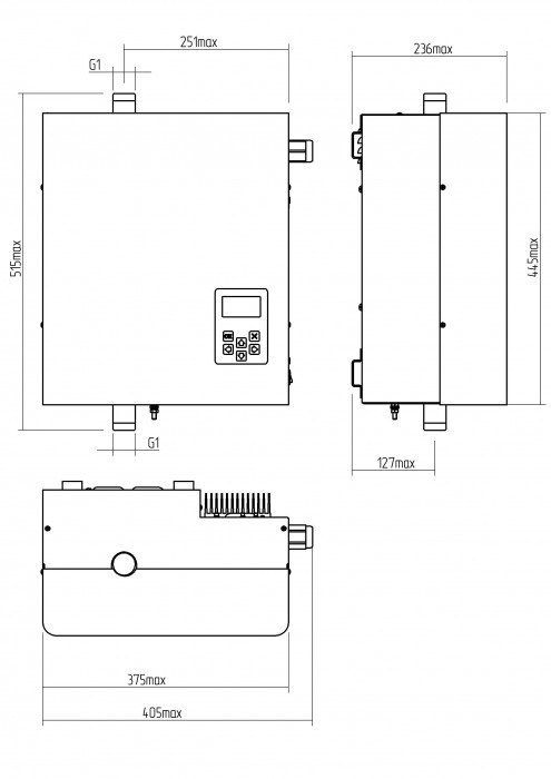 Электрический котел РЭКО 12П 12 кВт 380В