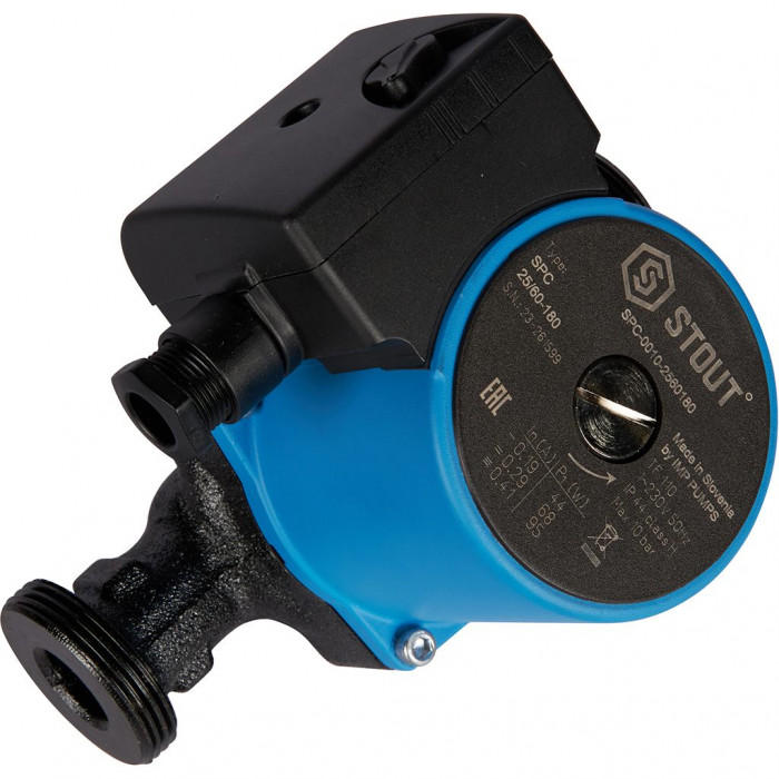 Насос циркуляционный STOUT 25/60-180 SPC-0010-2560180