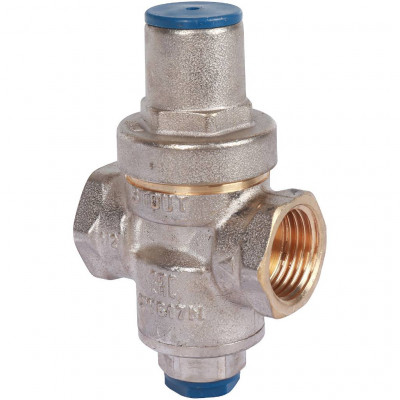 STOUT Редуктор давления PN16 вн/вн 1/2&quot; с выходом под манометр