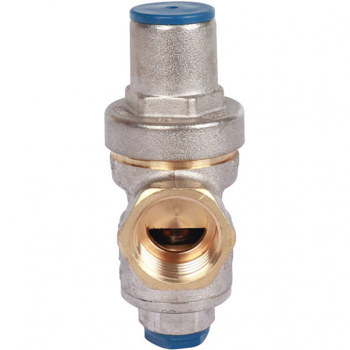 STOUT Редуктор давления PN16 вн/вн 1/2" с выходом под манометр