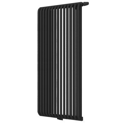 Стальной трубчатый радиатор KZTO (КЗТО) РС 2 -1750-14 3/4 RAL9005 матовый, 14 секций, боковое подключение