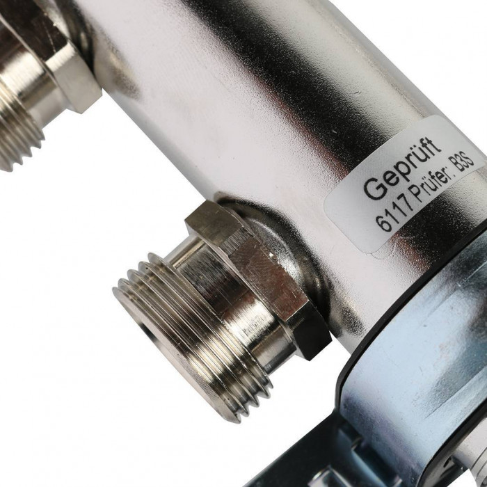 Распределительный коллектор REHAU HLV на 5 групп нержавеющая сталь (11102071001)