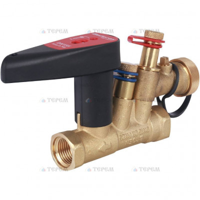 Клапан балансировочный БРОЕН Venturi FODRV DN 015 PN 25 ручной резьбовой с дренажем