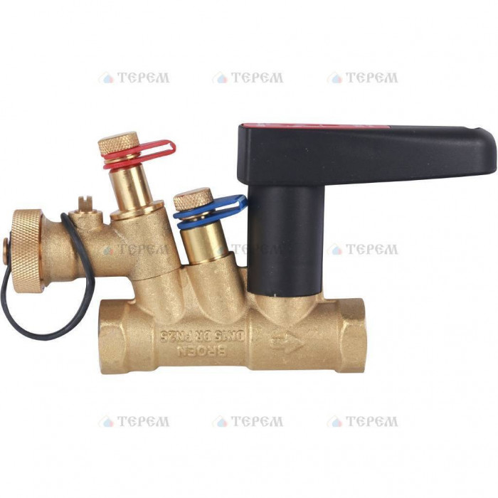 Клапан балансировочный БРОЕН Venturi FODRV DN 015 PN 25 ручной резьбовой с дренажем