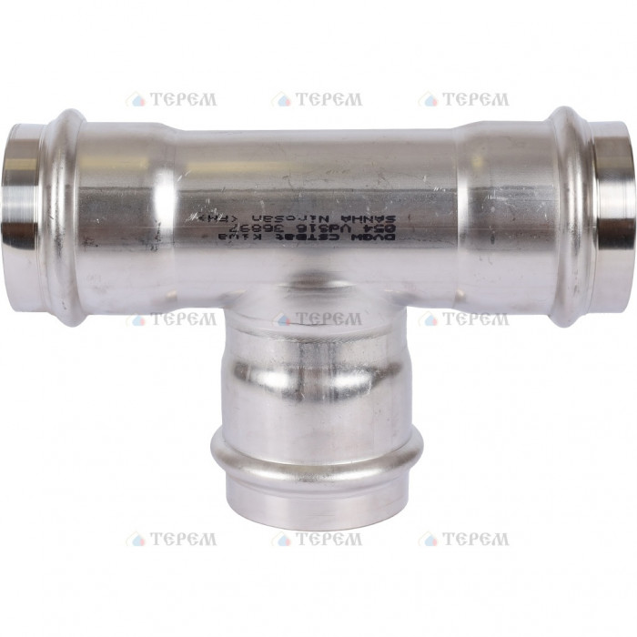 Sanha 9130 пресс-фит. нерж.сталь, тройник ВПр, 54