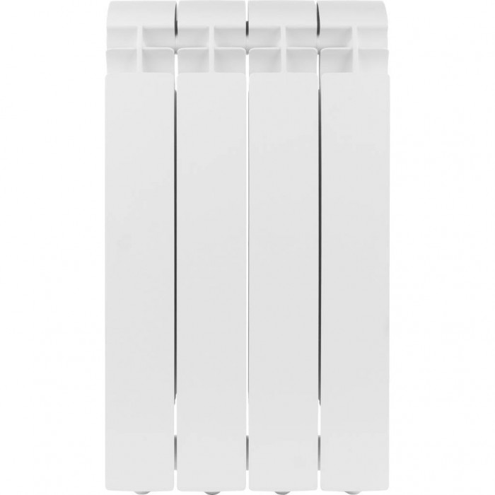 Алюминиевый радиатор Global VOX- R 500, 4 секций, боковое подключение, белый